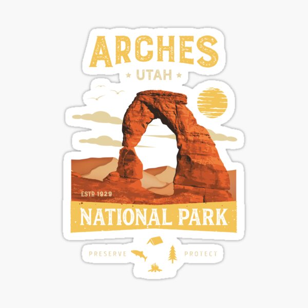 Item preview, Arches National Park Vintage Utah T Shirt designed and sold by LiqueGifts.