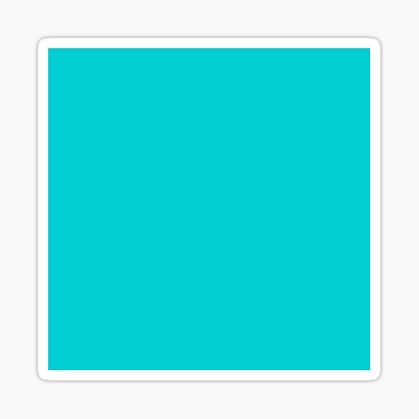 Item preview, PLAIN SOLID DARK TURQUOISE-100 TURQUOISE AND AQUA  BLUE SHADES ON OZCUSHIONS ON ALL PRODUCTS designed and sold by ozcushions.