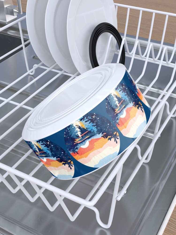 Alternate view of Sunset Lake Pet Bowl