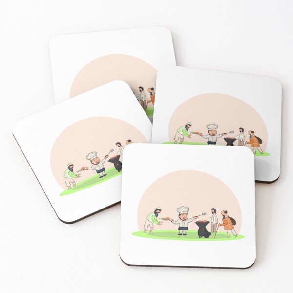 Item preview, Chef cooking on the grill designed and sold by Cheni-Yathri.