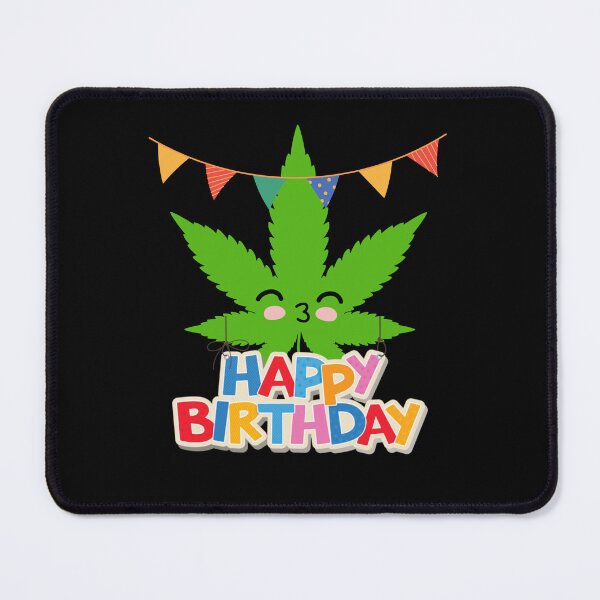 Item preview, Happy birthday - Funny weed leaf Marijuana Cannabis - birthday gift designed and sold by ALLURE-minimal.