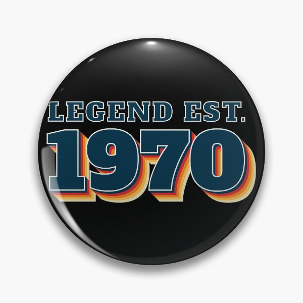 Item preview, Legend Established 1970 - Vintage Retro Birthday Design designed and sold by RaybenMedia.