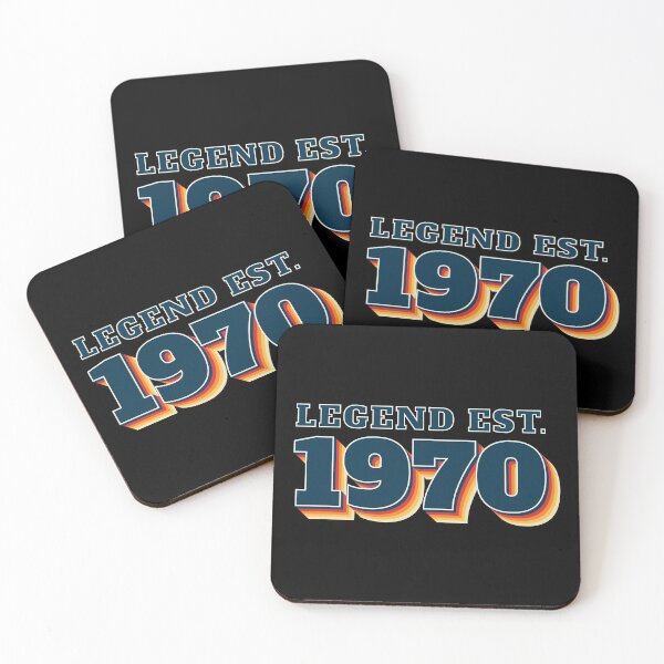 Item preview, Legend Established 1970 - Vintage Retro Birthday Design designed and sold by RaybenMedia.