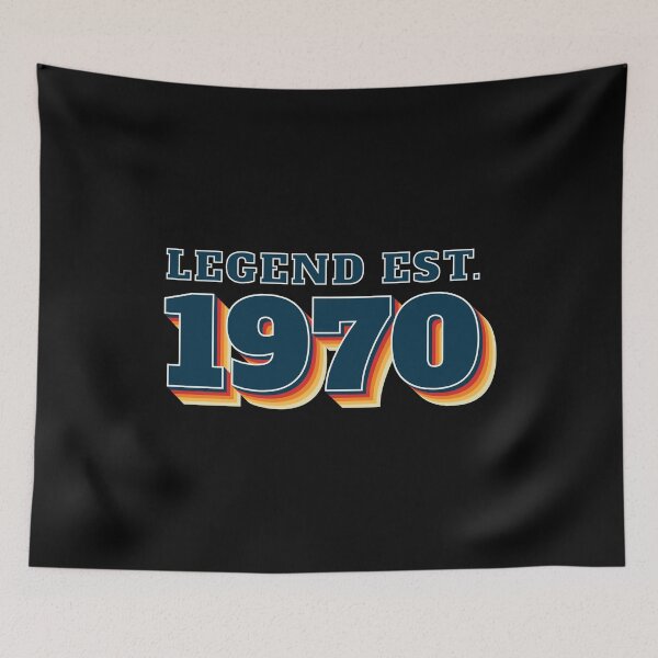 Item preview, Legend Established 1970 - Vintage Retro Birthday Design designed and sold by RaybenMedia.