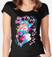 DARK MAGICIAN GIRL (ブラック・マジシャン・ガール) Women's Fitted Scoop T-Shirt