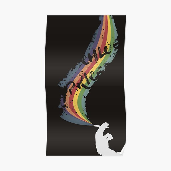 Chloe smoking rainbow Poster