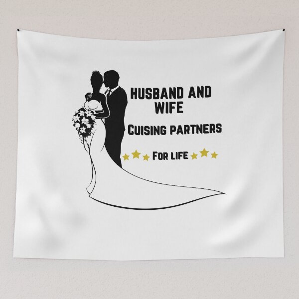 Item preview, Husband and Wife cruising partners for life couple anniversary  designed and sold by Lunacute.