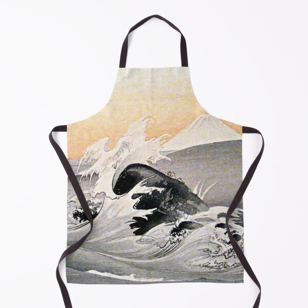 Item preview, Waves Near Mount Fuji 富士山 by Ogata Gekko designed and sold by JapaneseArtShop.