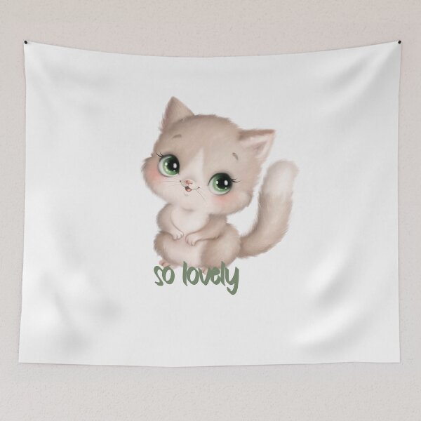 Item preview, So lovely, cat  designed and sold by Tiny-Love ⭐⭐⭐⭐⭐.