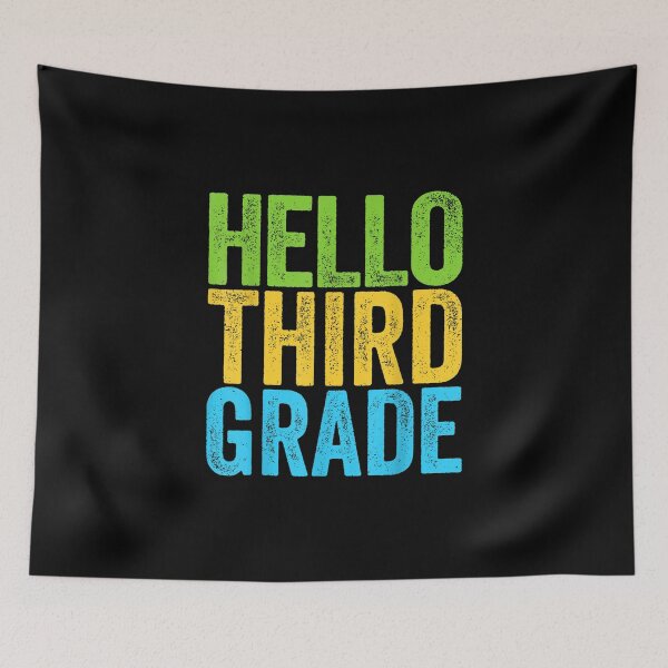 Item preview, Hello Third Grade T-shirt Funny 3rd Grade Back To School designed and sold by Cindy Renner.