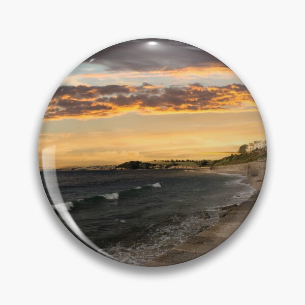 Item preview, beach huts at sunset designed and sold by kathleenjean.