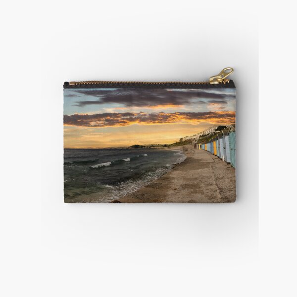 Item preview, beach huts at sunset designed and sold by kathleenjean.