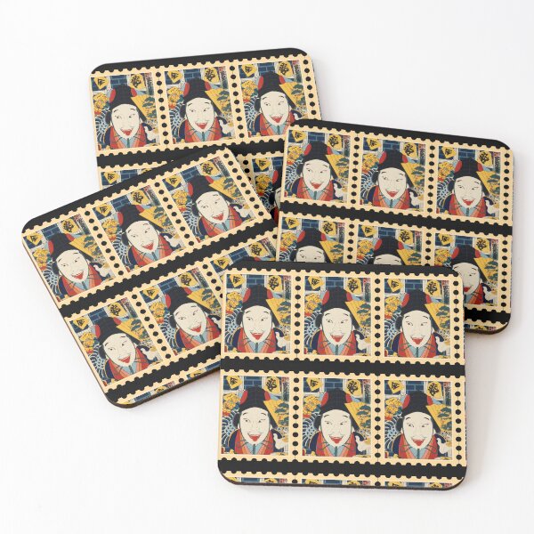 Item preview, Portrait of an Actor by Toyohara Kunichika in a stamp frame.  designed and sold by inkpious.