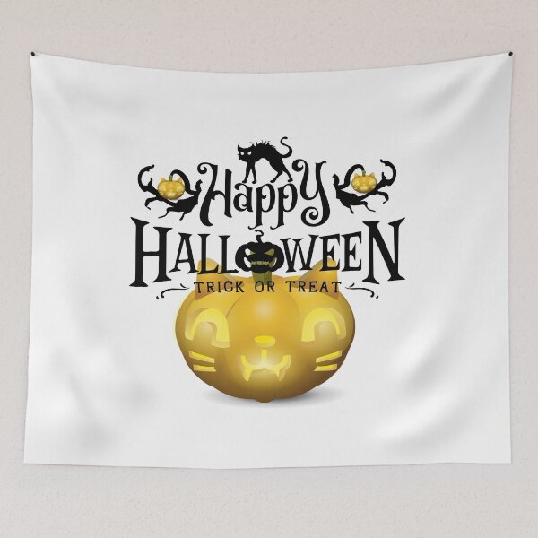 Item preview, Cute Cat Halloween, Happy Halloween designed and sold by danaJG.
