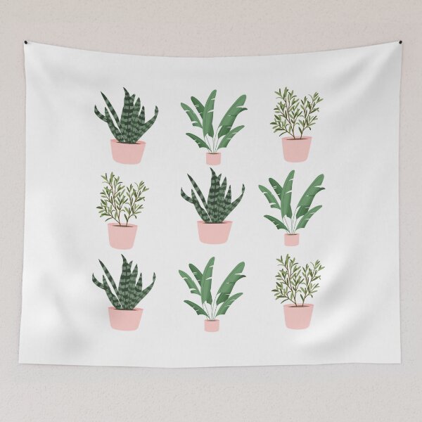 Item preview, Minimalistic Pretty Pink House Plants Indoor Plants Snake Plant Plant Lovers Gift Plant Mom Plant Dad  designed and sold by Talia  Jones.
