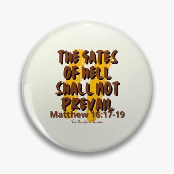 Item preview, The Gates of Hell Shall Not Prevail - Cream designed and sold by TheReporter1.