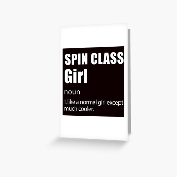 Item preview, Spin Class Girl Definition , Funny Spin, Spinning Saying designed and sold by Aerial Addicts.