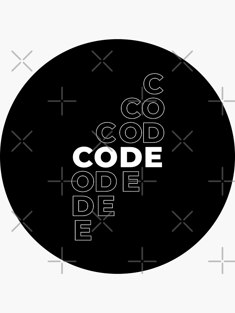 Thumbnail 3 of 3, Sticker, Code Multiplied designed and sold by developer-gifts.