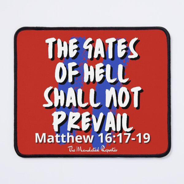 Item preview, The Gates of Hell Shall Not Prevail - Red designed and sold by TheReporter1.