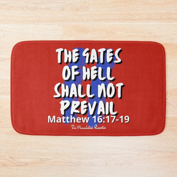 Item preview, The Gates of Hell Shall Not Prevail - Red designed and sold by TheReporter1.