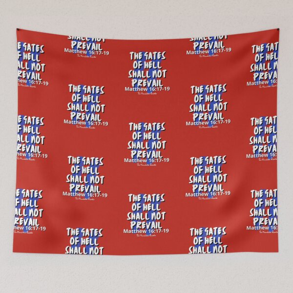 Item preview, The Gates of Hell Shall Not Prevail - Red designed and sold by TheReporter1.