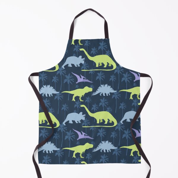 Item preview, Dinosaur pattern on navy blue designed and sold by Quick Brown Fox Canada.