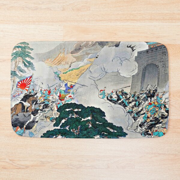 Item preview, The Great Victory for the Japanese Army at Pyongyang (1894) by Ogata Gekko. designed and sold by JapaneseArtShop.