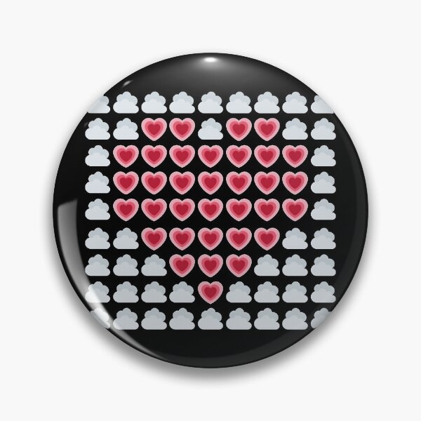 Item preview, Heart in the Clouds Emojis designed and sold by Parag's Travel Shop.