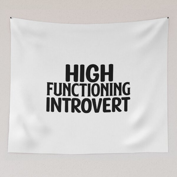 Item preview, High functioning introvert designed and sold by Honeybee Designs.