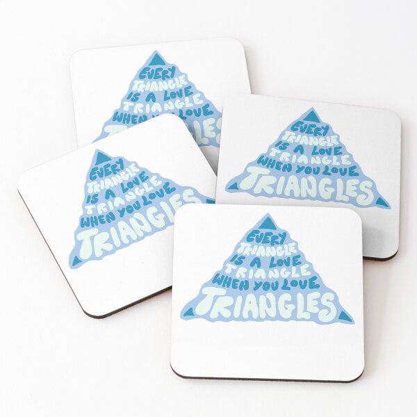 Item preview, Jame's triangles blue designed and sold by scarlevie.