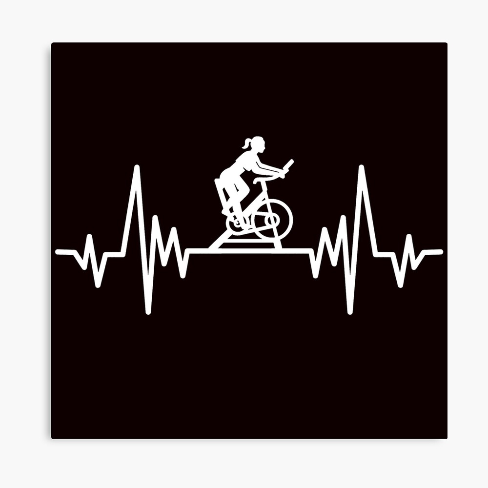 Spin Class Heartbeat , Funny Spin, Spinning Saying