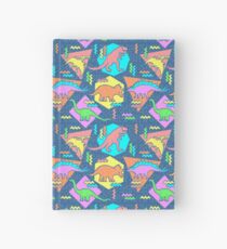 Nineties Dinosaurs Pattern Hardcover Journal