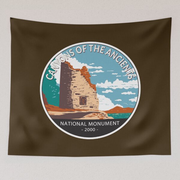 Item preview, Canyons of the Ancients National Monument Colorado Circle designed and sold by KrisSidDesigns.