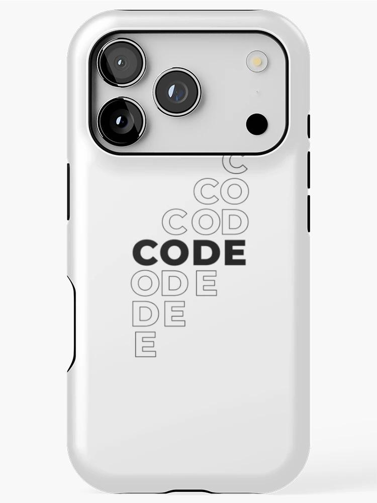 Thumbnail 1 of 4, iPhone Case, Code Multiplied (Inverted) designed and sold by developer-gifts.