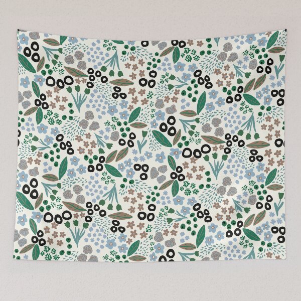 Item preview, Calm ditzy floral designed and sold by Quick Brown Fox Canada.
