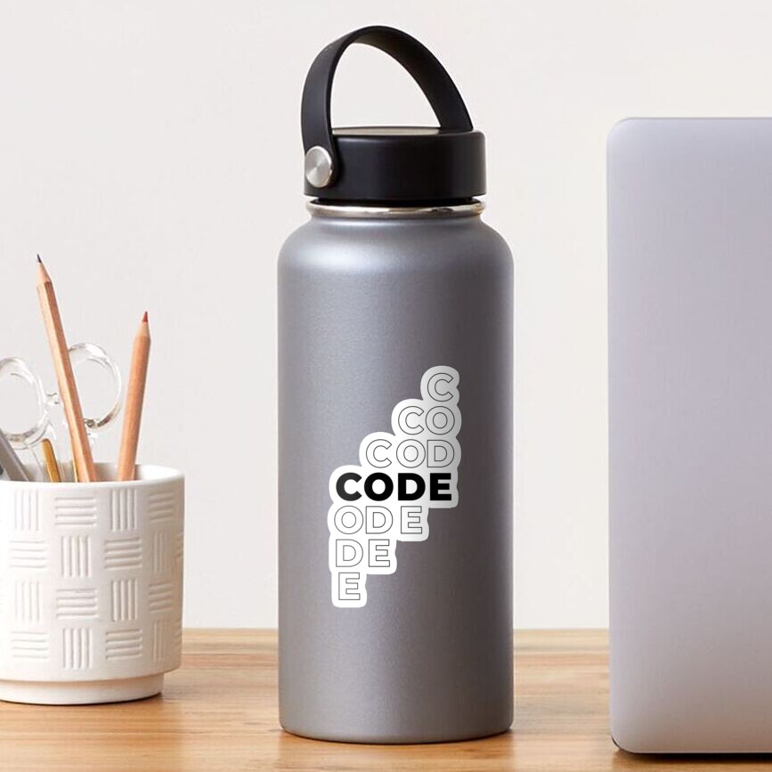 Code Multiplied (Inverted) Sticker