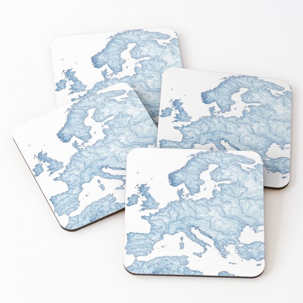 Item preview, Rivers of Europe designed and sold by Karol Majewski.