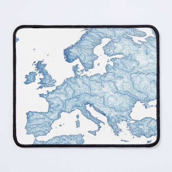 Item preview, Rivers of Europe designed and sold by Karol Majewski.