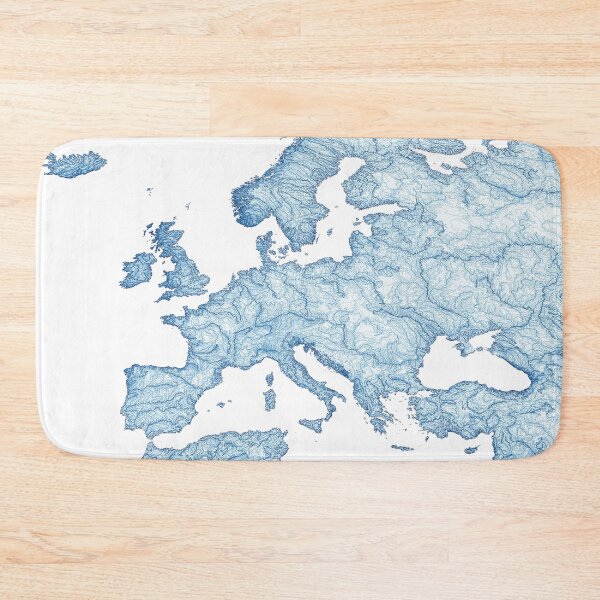 Item preview, Rivers of Europe designed and sold by Karol Majewski.