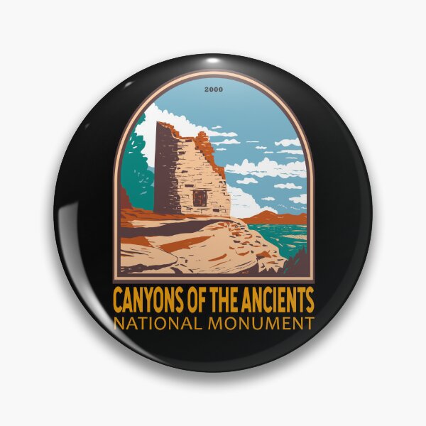 Item preview, Canyons of the Ancients National Monument Colorado Emblem designed and sold by KrisSidDesigns.