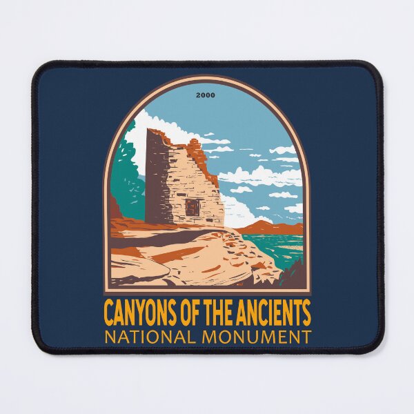 Item preview, Canyons of the Ancients National Monument Colorado Emblem designed and sold by KrisSidDesigns.