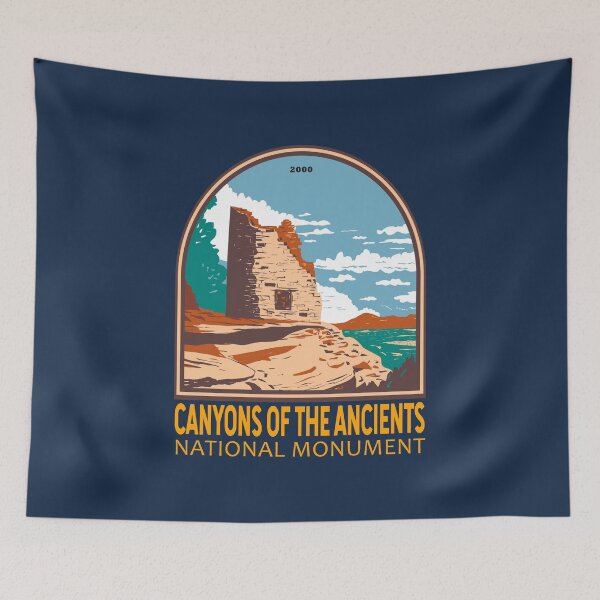 Item preview, Canyons of the Ancients National Monument Colorado Emblem designed and sold by KrisSidDesigns.