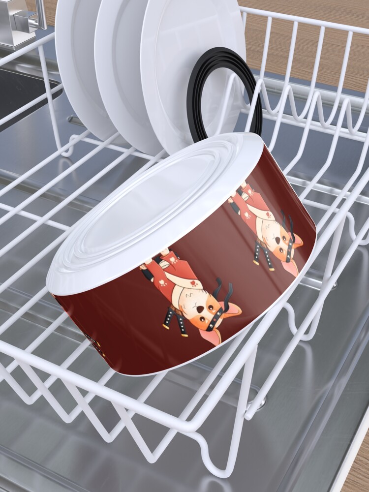 Alternate view of Ninja Corgi Pet Bowl