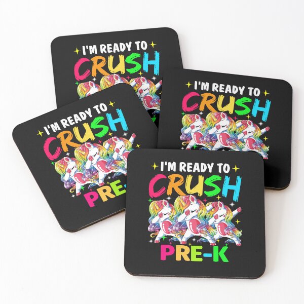 Item preview, I'm Ready to Crush Pre-k Kids Back To School Unicorn designed and sold by decentwearstore.