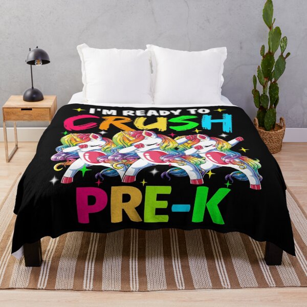 Item preview, I'm Ready to Crush Pre-k Kids Back To School Unicorn designed and sold by decentwearstore.