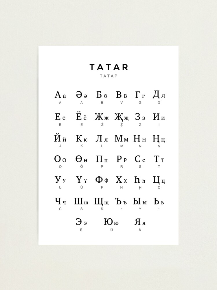 alphabet chart