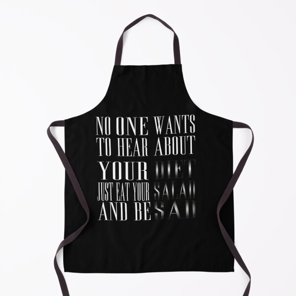 Item preview, No One Wants To Hear About Your Diet Just Eat Your Salad And Be Sad Essential T-Shirt designed and sold by taranhb.