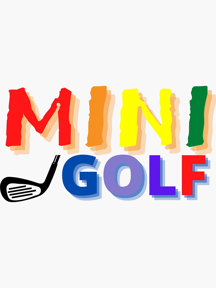 mini Golf Mini Golf Player Sticker For Sale By UpdateMe Redbubble mini-golf-mini-golf-player-sticker-for-sale-by-updateme-redbubble