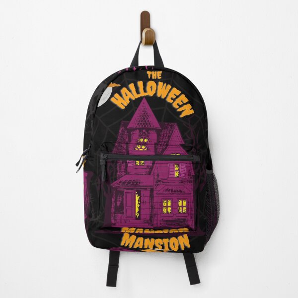 Item preview, Halloween Mansion with Purple Bats and web designed and sold by adoredigitals.