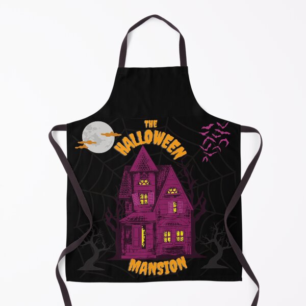 Item preview, Halloween Mansion with Purple Bats and web designed and sold by adoredigitals.